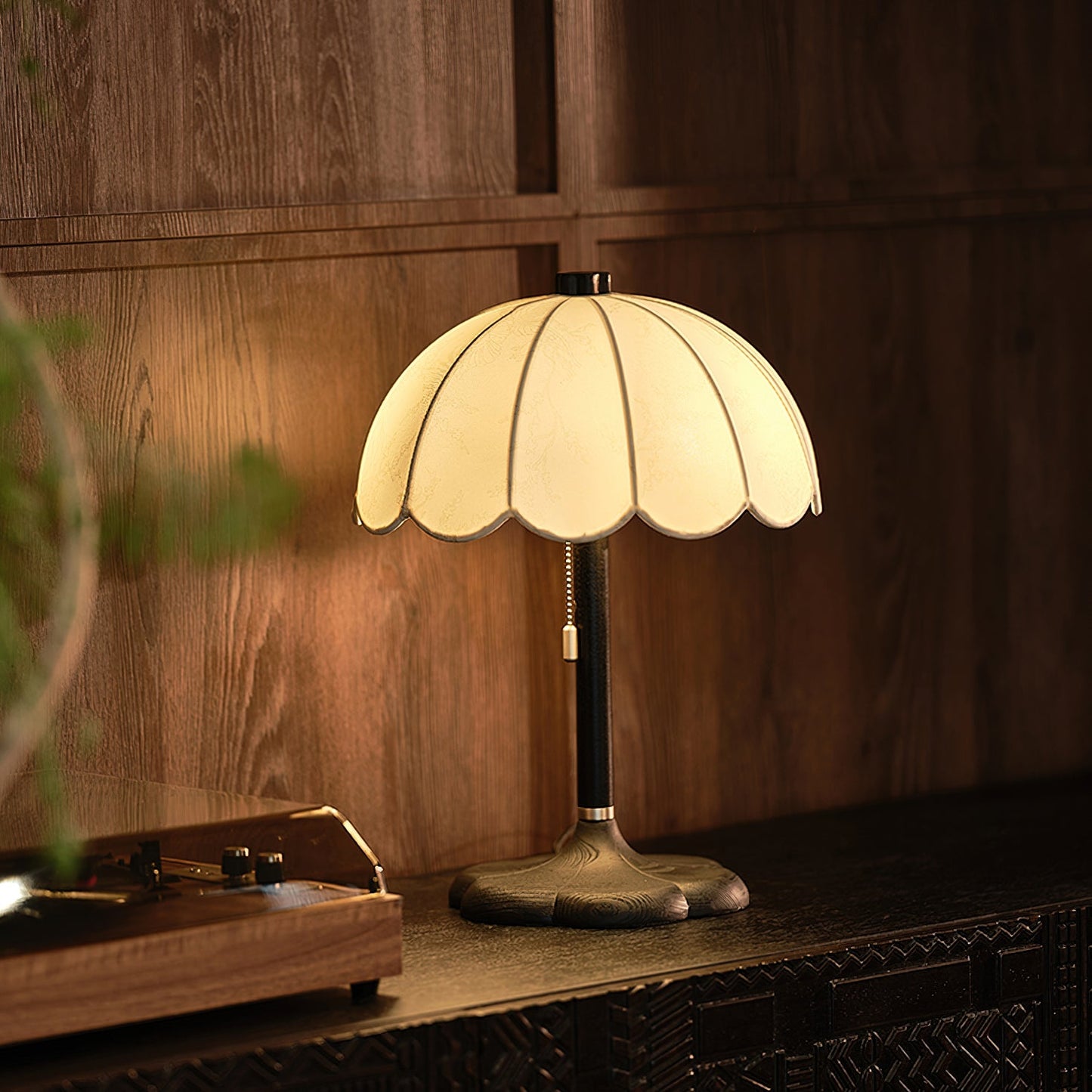 Sylvie Petal Fabric Table Lamp