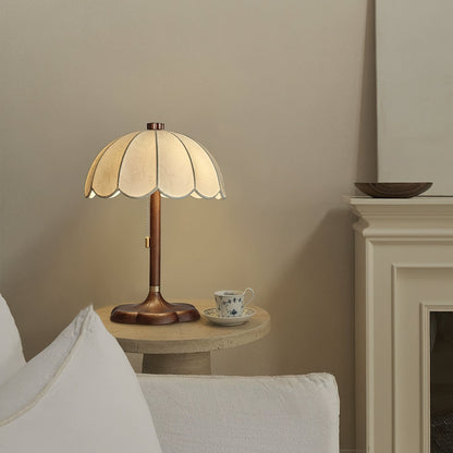 Sylvie Petal Fabric Table Lamp