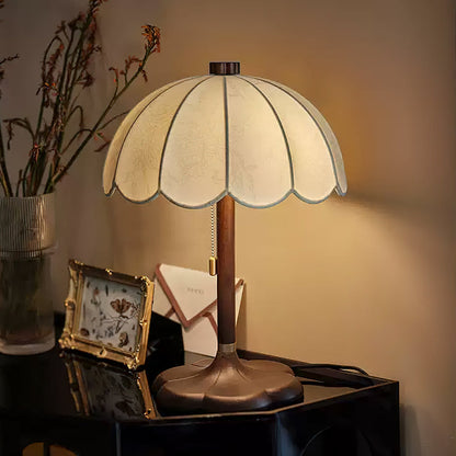 Sylvie Petal Fabric Table Lamp