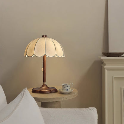 Sylvie Petal Fabric Table Lamp