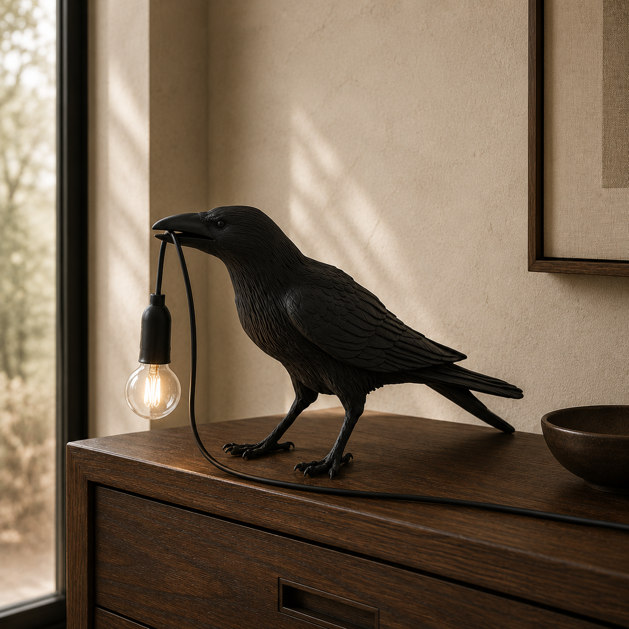 Raven Table Lamp