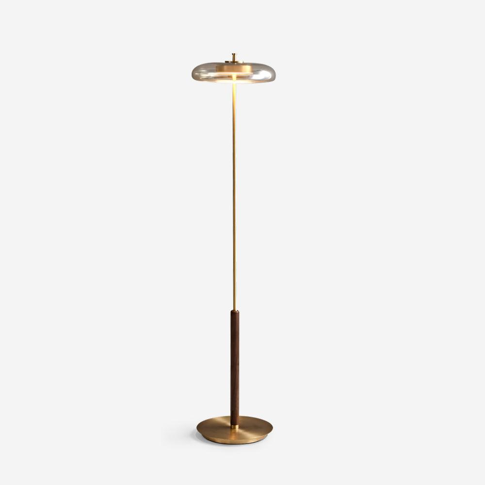 Velora Retro Glass Floor Lamp