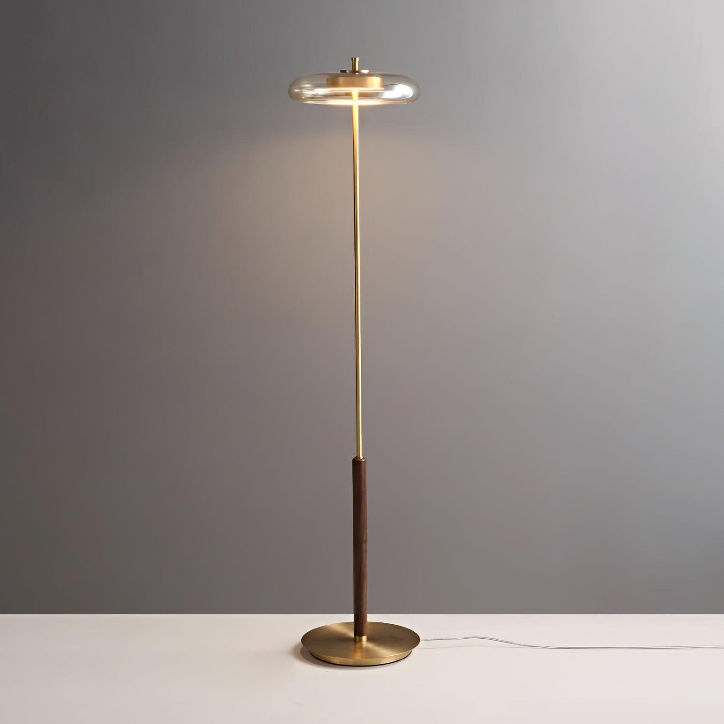 Velora Retro Glass Floor Lamp