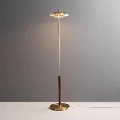 Velora Retro Glass Floor Lamp