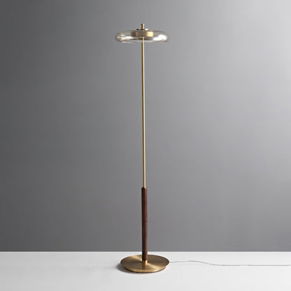 Velora Retro Glass Floor Lamp