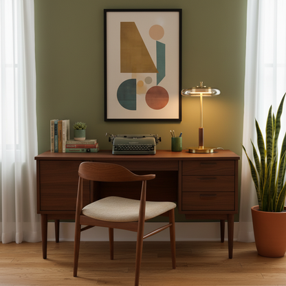 Velora Retro Glass Table Lamp