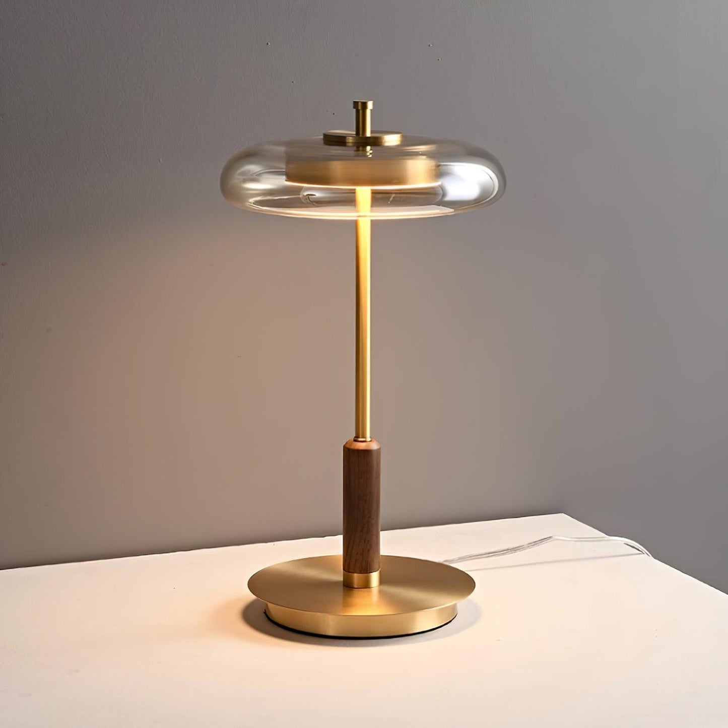 Velora Retro Glass Table Lamp