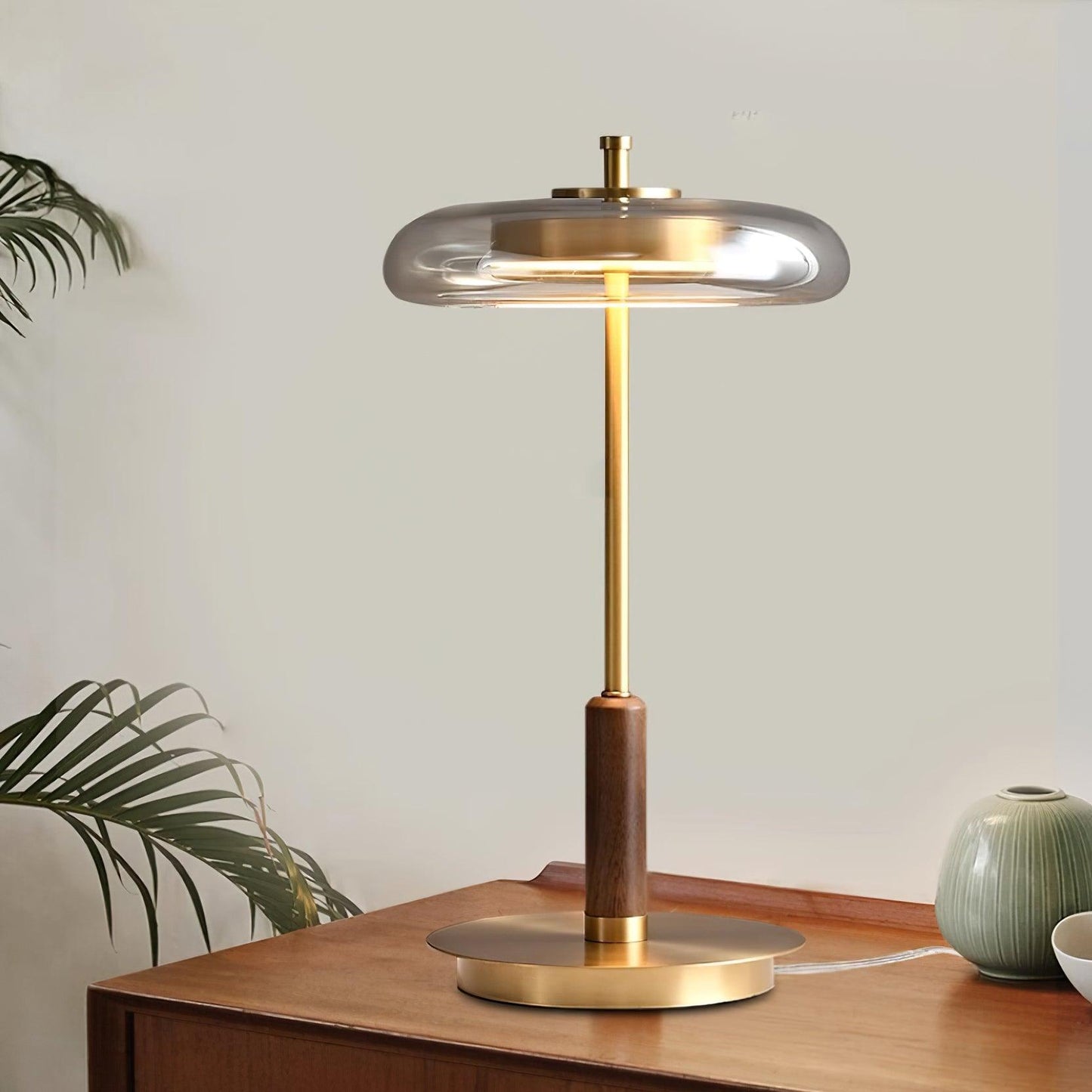 Velora Retro Glass Table Lamp