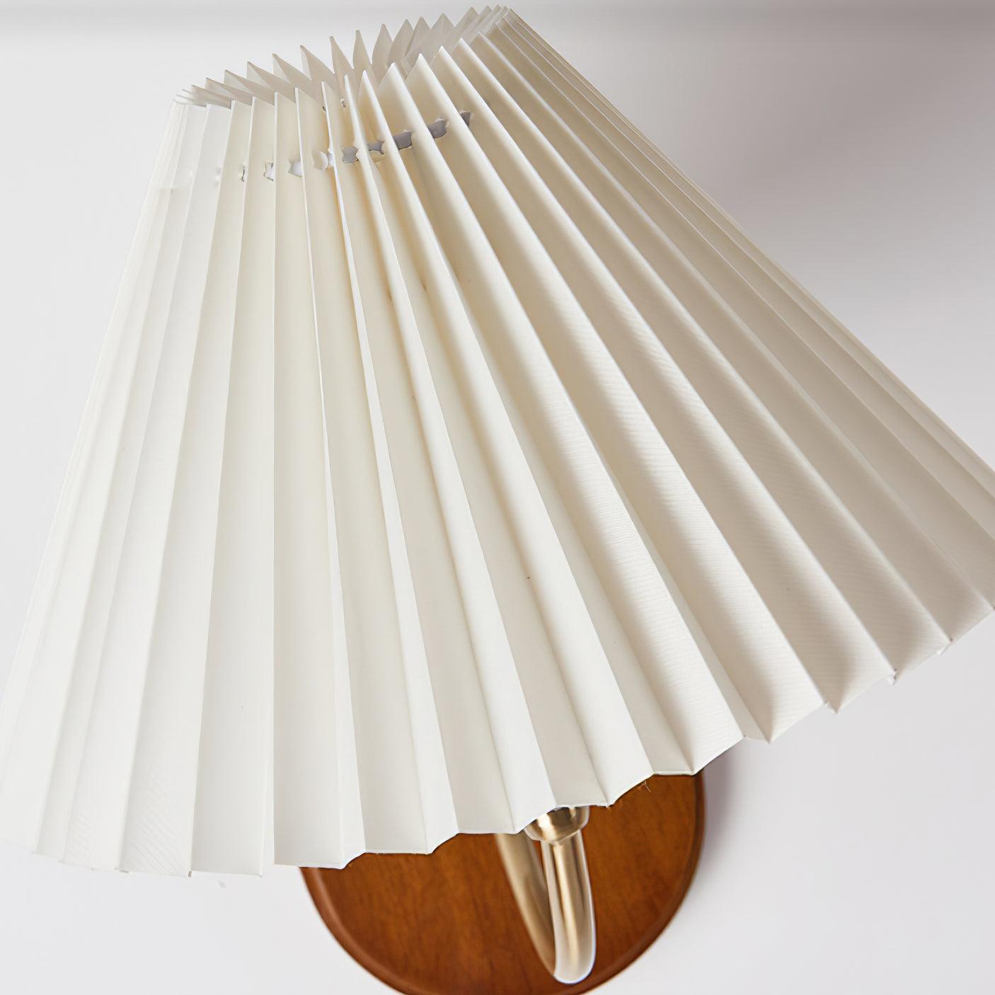 Renata Pleated Plug In Wall Lamp
