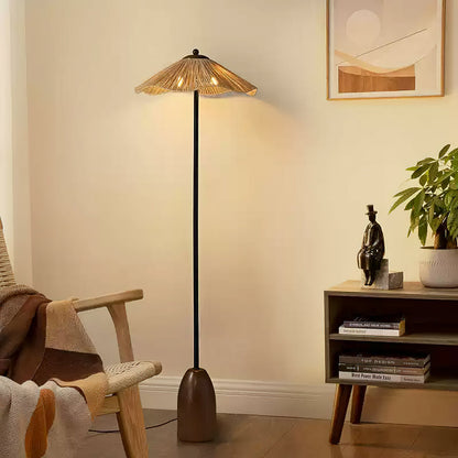 Colette Raffia Floor Lamp
