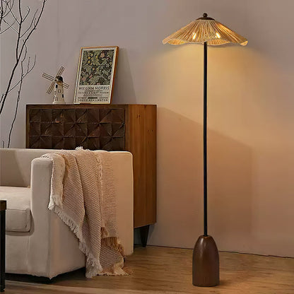 Colette Raffia Floor Lamp