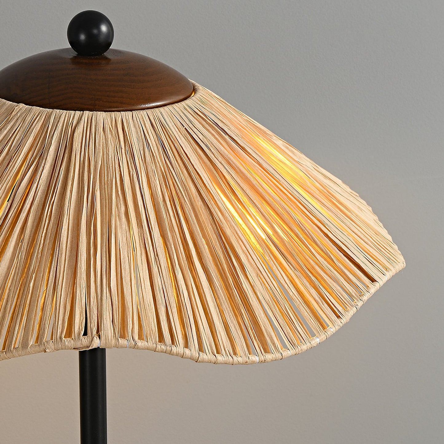 Colette Raffia Floor Lamp