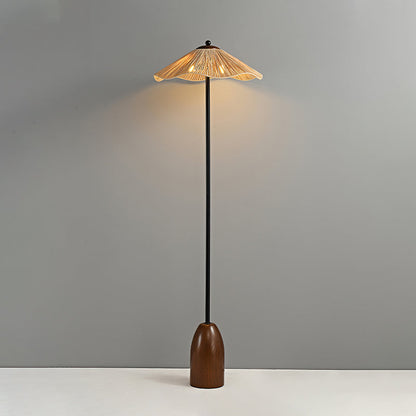 Colette Raffia Floor Lamp