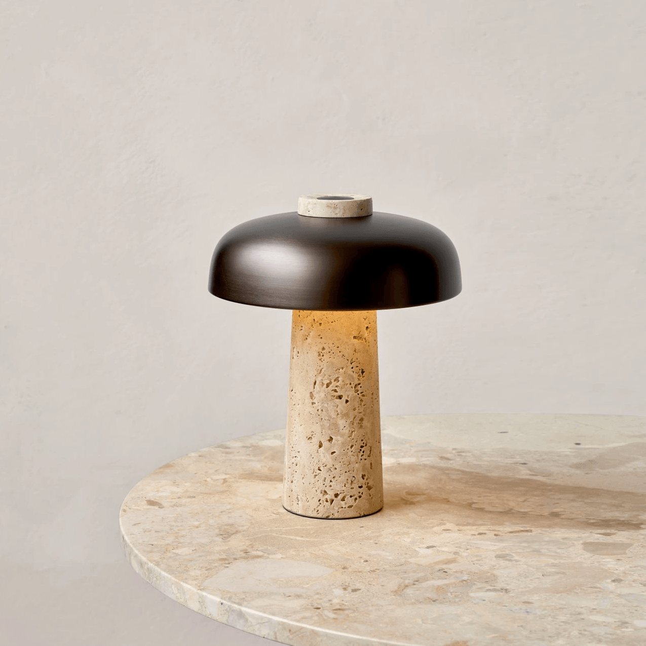 Siya Travertine Table Lamp