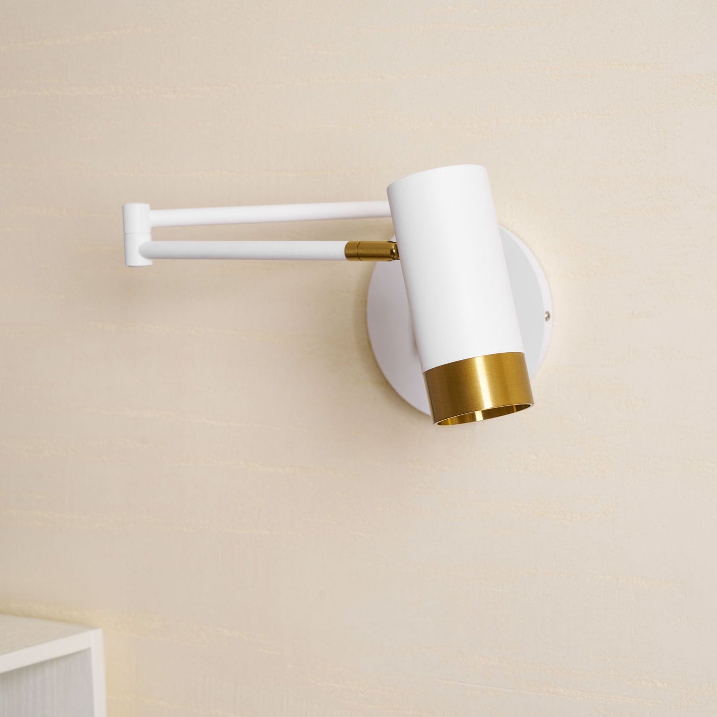 Riven Swing Arm Wall Light