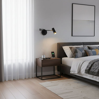 Riven Swing Arm Wall Light