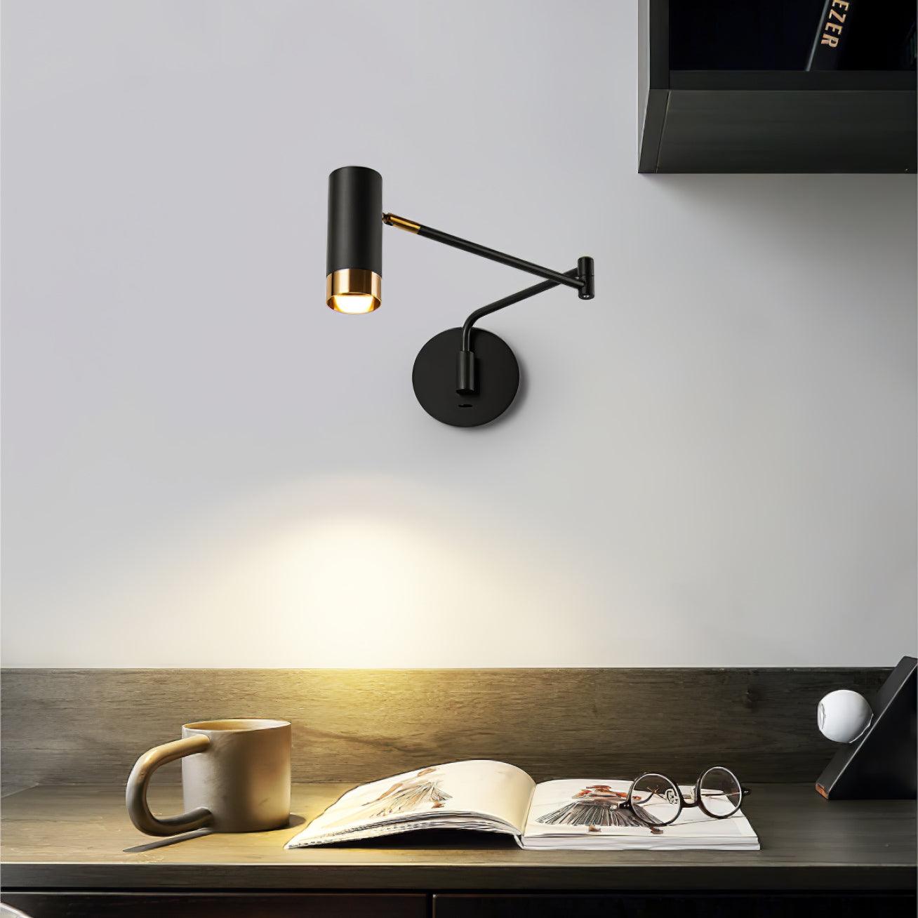 Riven Swing Arm Wall Light