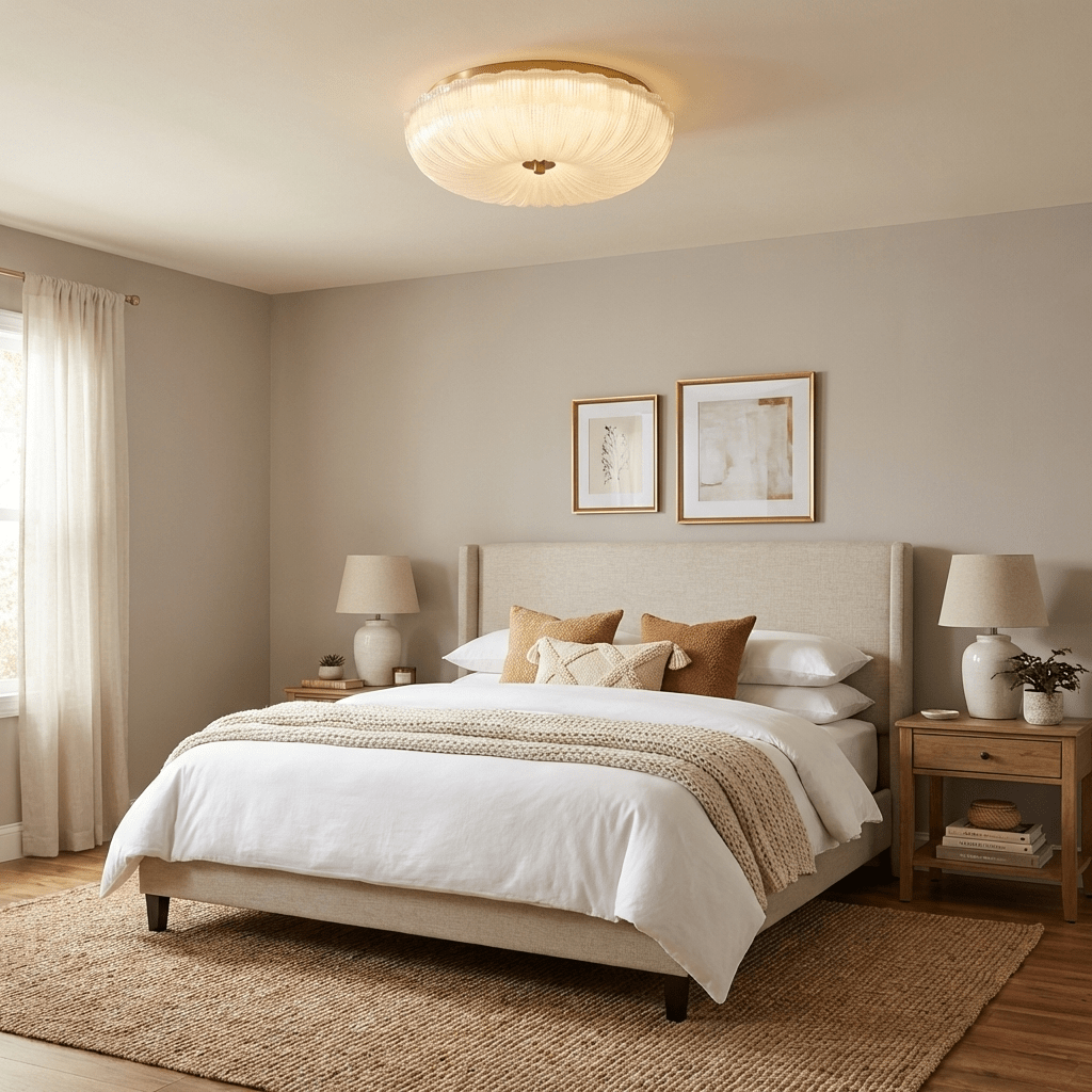 Selene Frosted Glass Ceiling Light