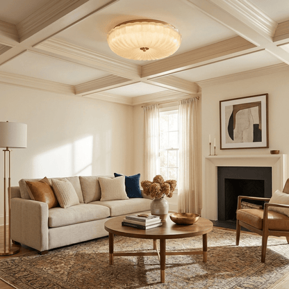 Selene Frosted Glass Ceiling Light