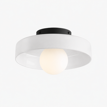 Roselle Bauhaus Glass Ceiling Light