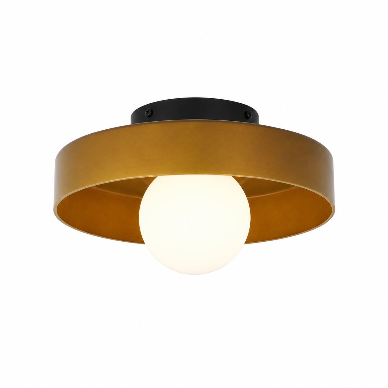 Roselle Bauhaus Glass Ceiling Light