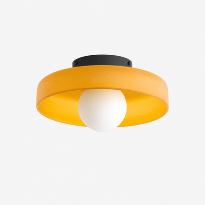Roselle Bauhaus Glass Ceiling Light
