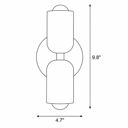 Roselle Double Wall Light