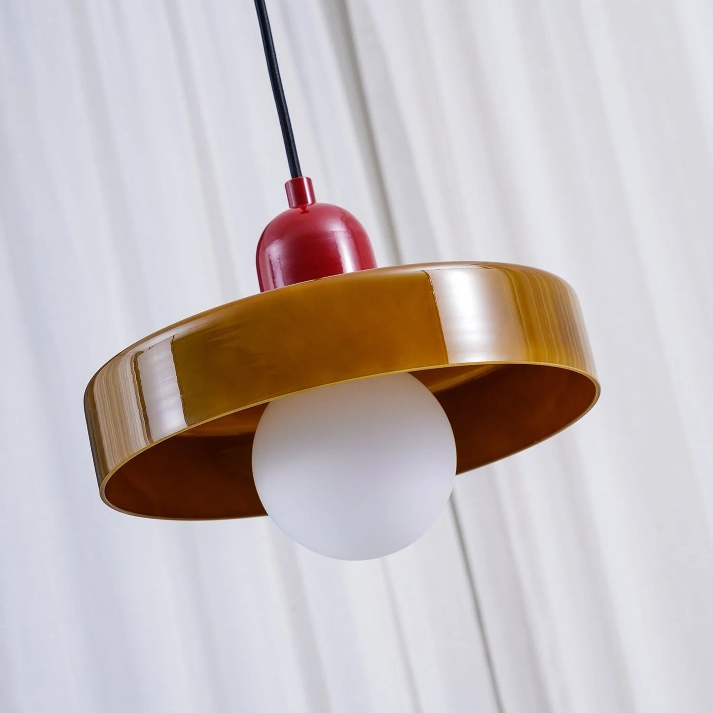 Roselle Bauhaus Glass Pendant Light
