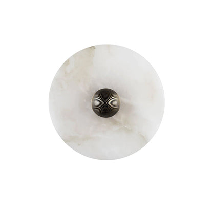 Arvix Round Alabaster Wall Lamp