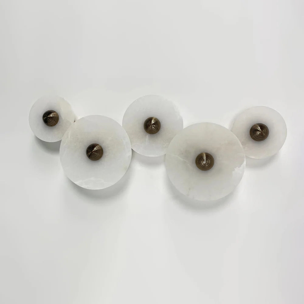Arvix Alabaster Cluster Wall Lamp