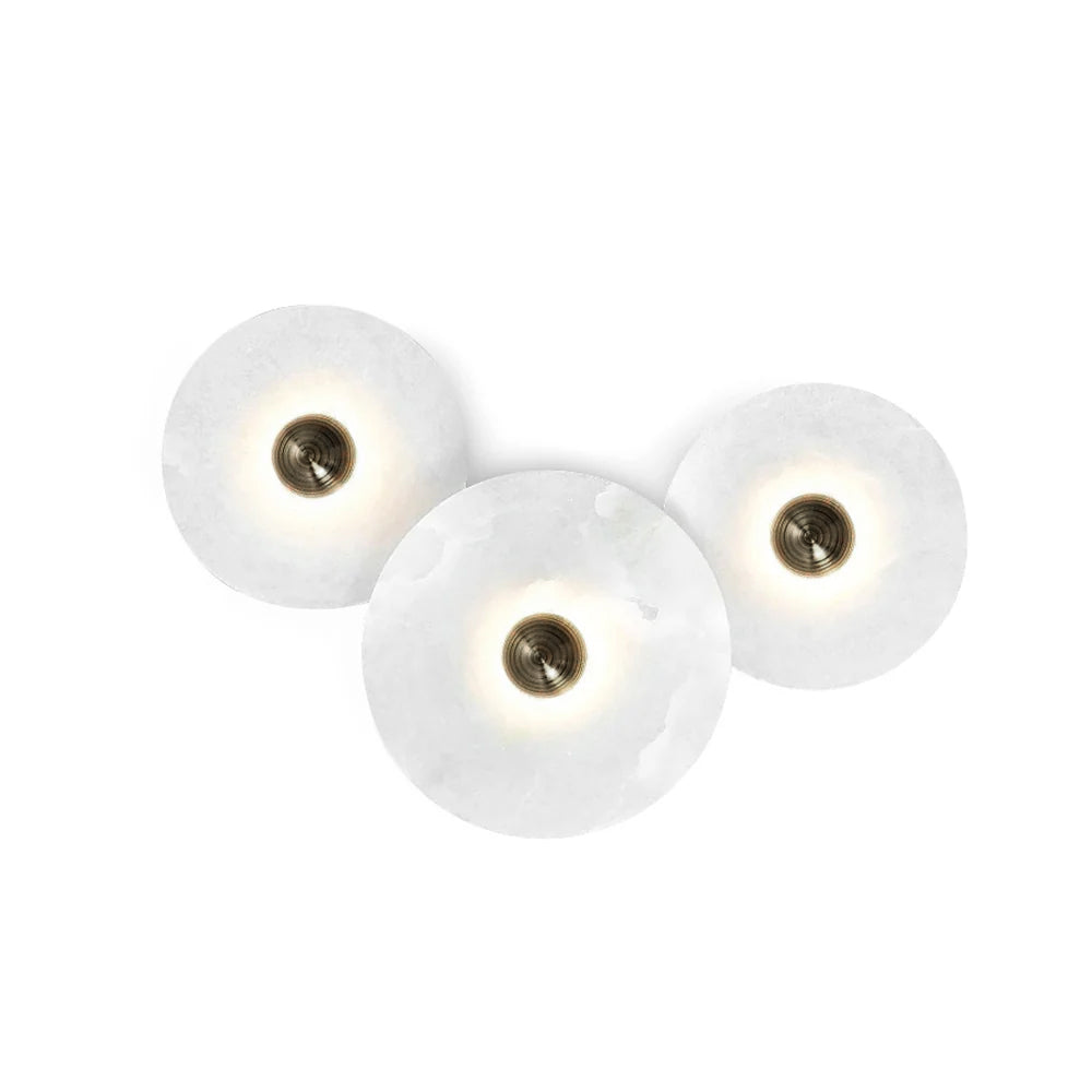Arvix Alabaster Cluster Wall Lamp