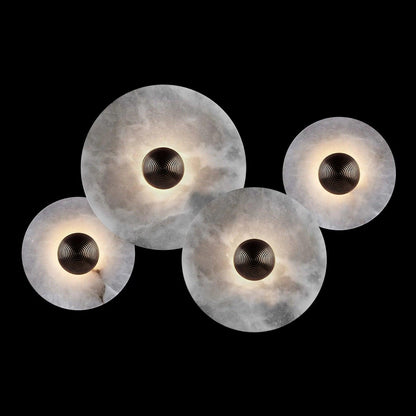 Arvix Alabaster Cluster Wall Lamp
