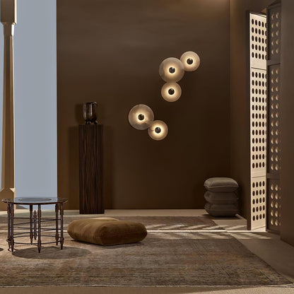 Arvix Alabaster Cluster Wall Lamp