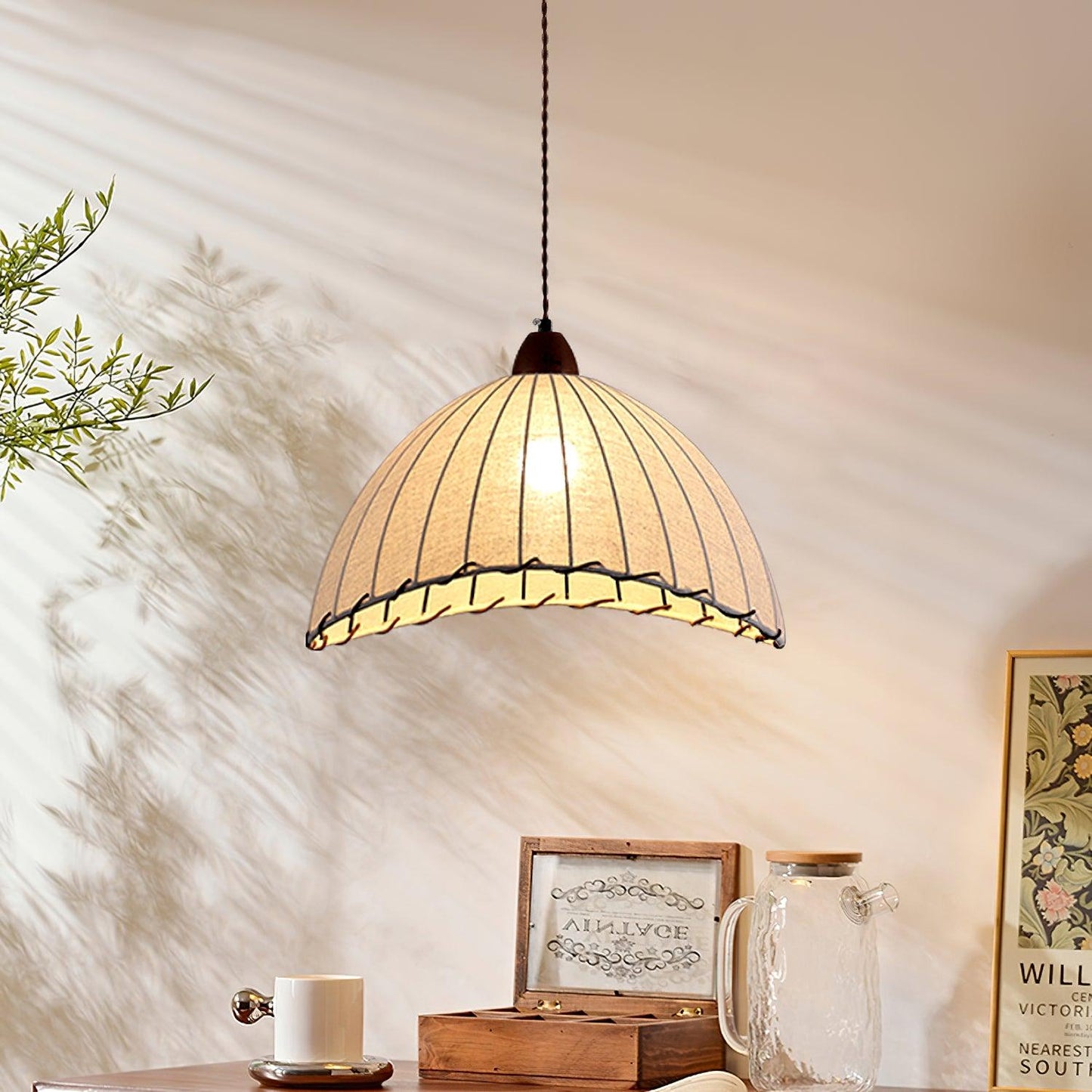 Norvelle Fabric Pendant Light