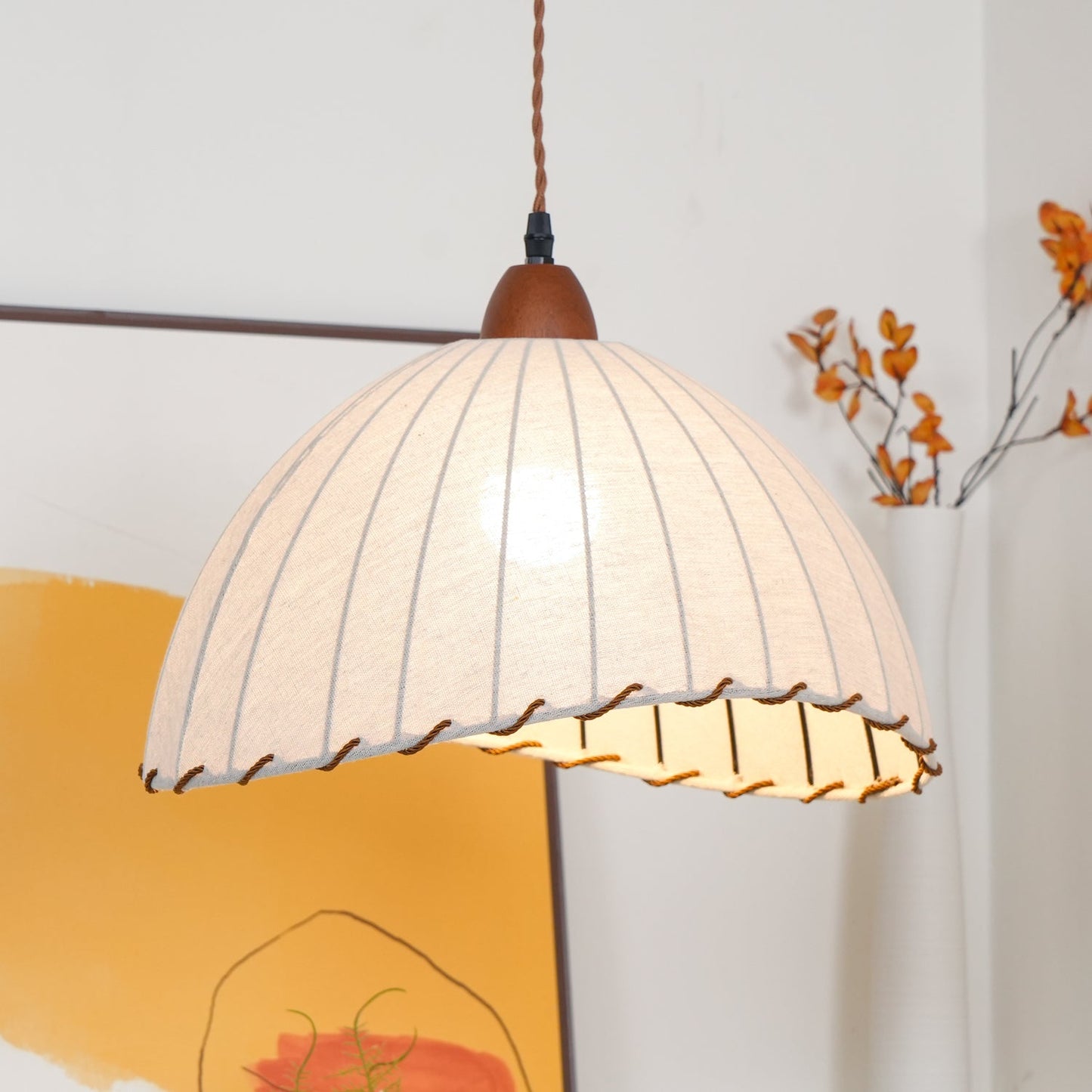 Norvelle Fabric Pendant Light