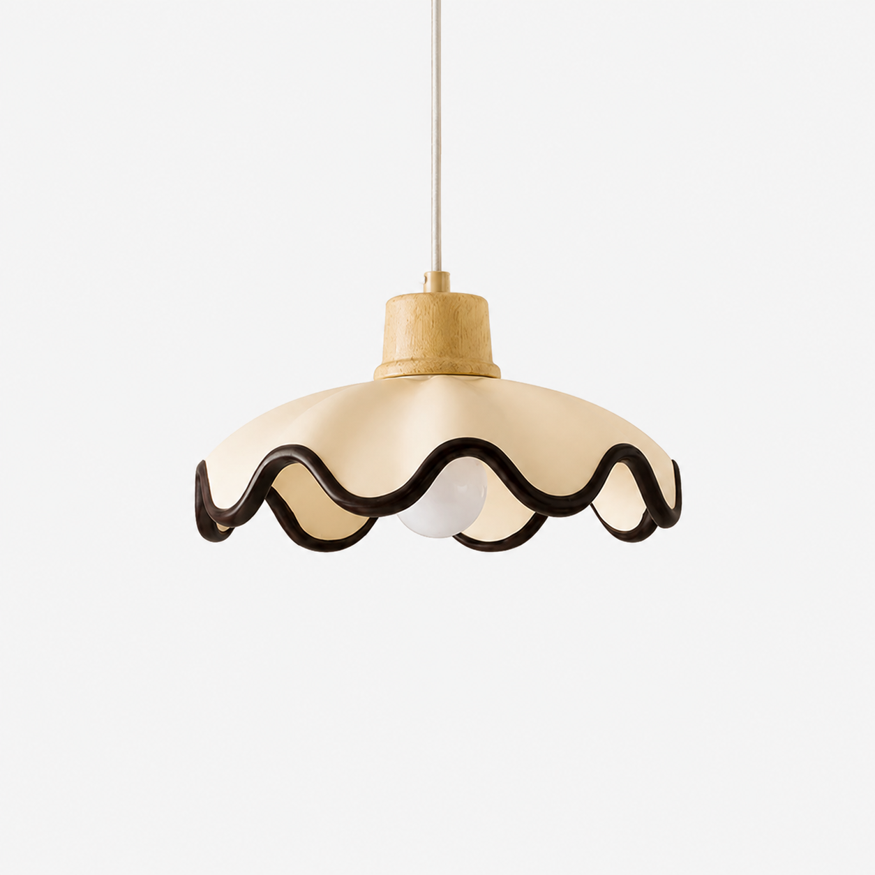 Scalloped Pendant Lamp