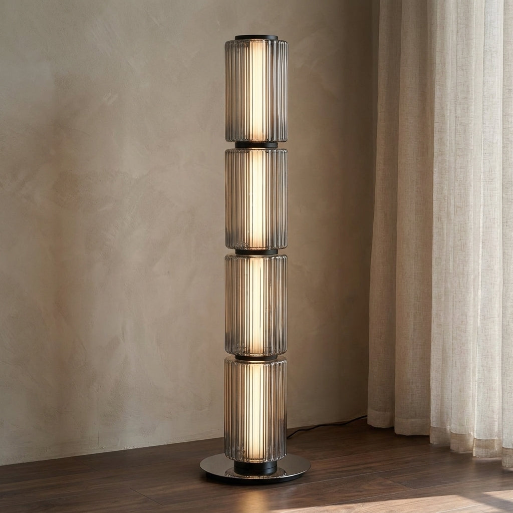 Solvane Glass Floor Lamp