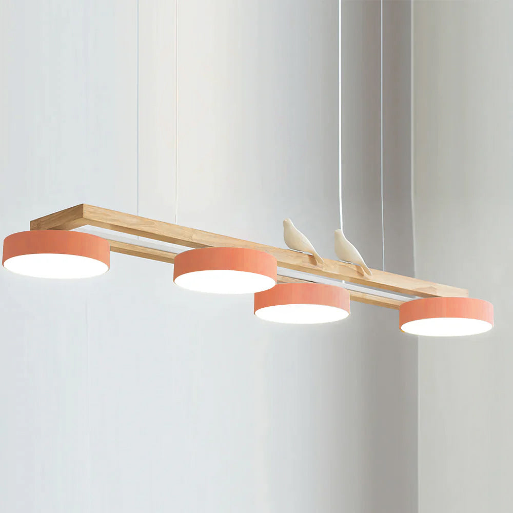 Aurelia Bird Long Chandelier
