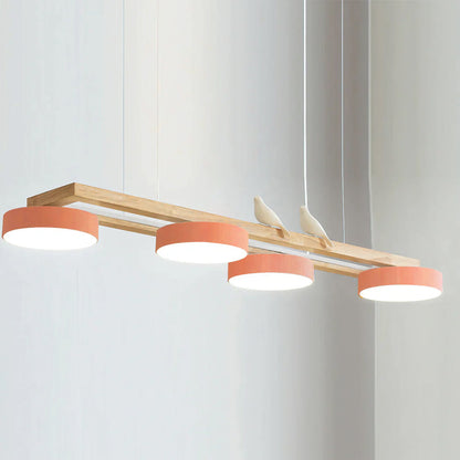 Aurelia Bird Long Chandelier