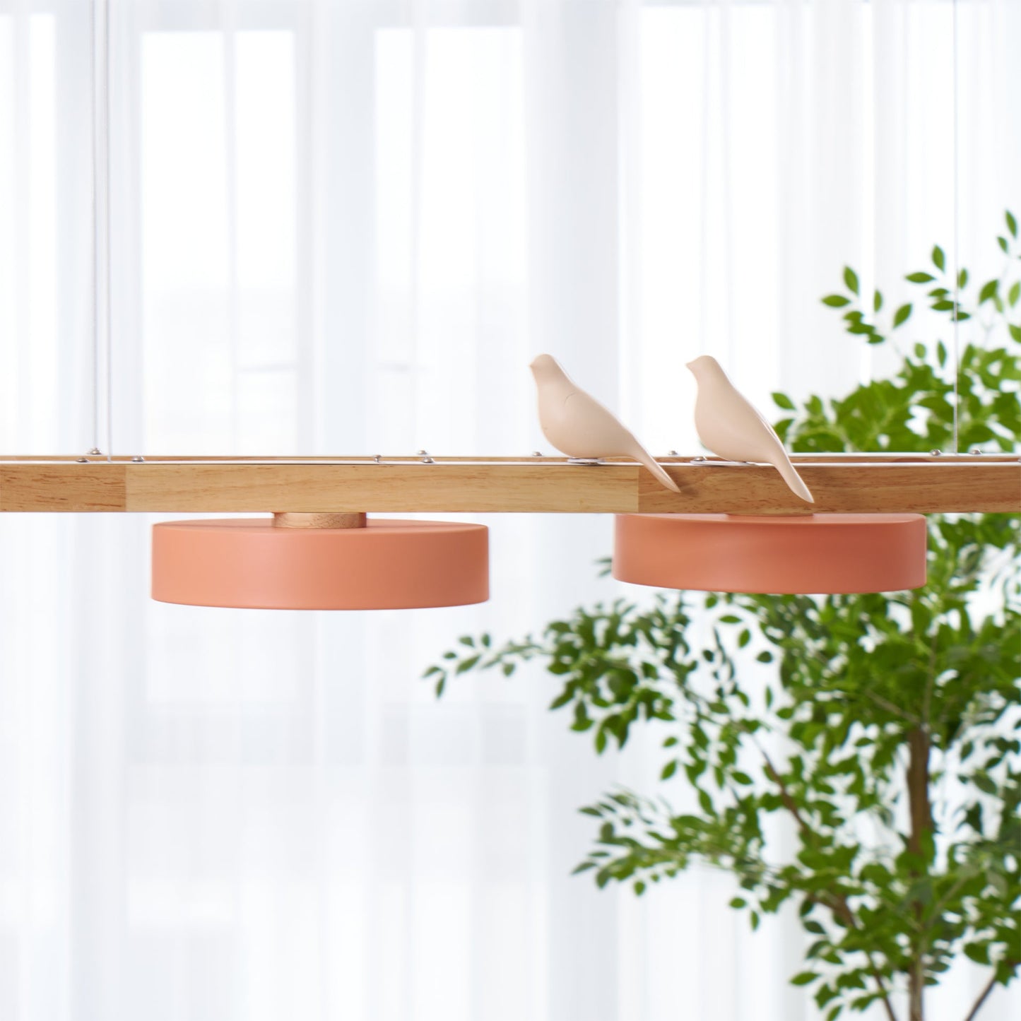 Aurelia Bird Long Chandelier
