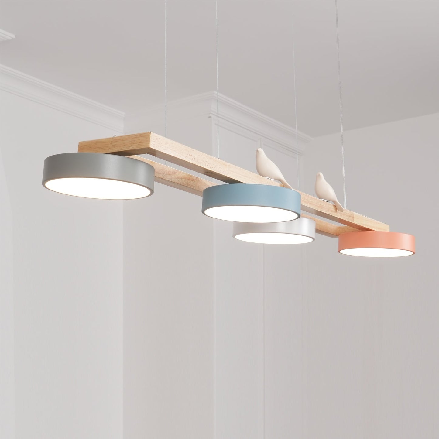 Aurelia Bird Long Chandelier