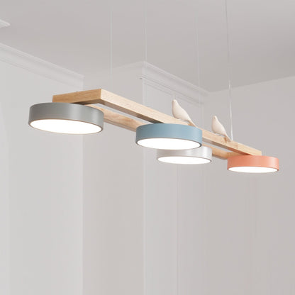 Aurelia Bird Long Chandelier