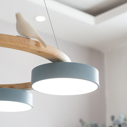 Aurelia Round Bird Chandelier