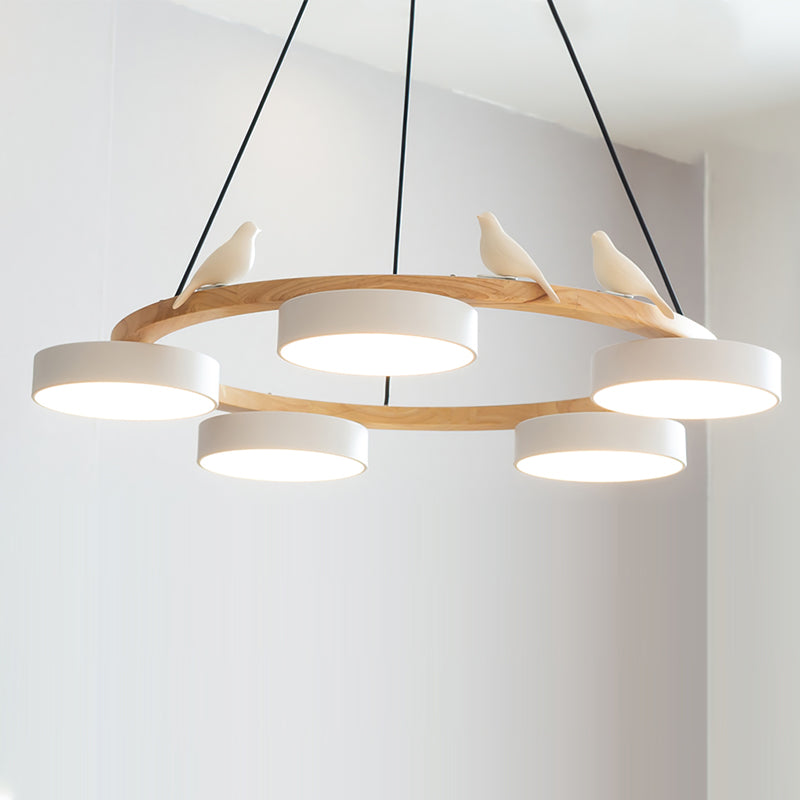 Aurelia Round Bird Chandelier