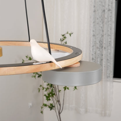Aurelia Round Bird Chandelier