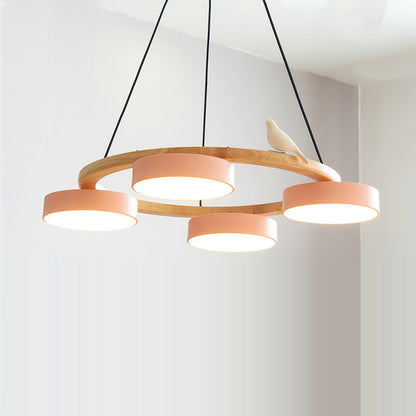 Aurelia Round Bird Chandelier