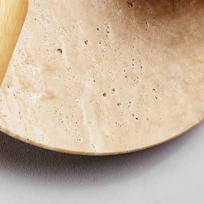 Siya Travertine Stone Ceiling Lamp Light