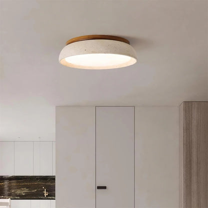 Siya Travertine Stone Ceiling Light