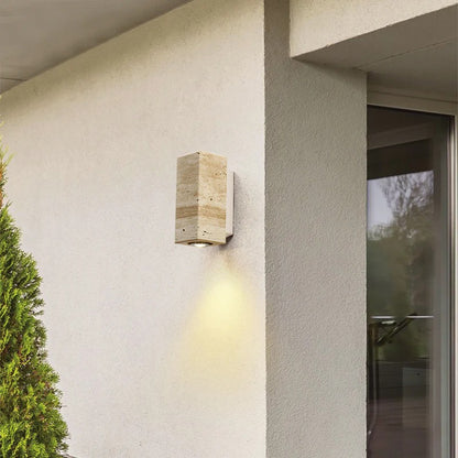 Siya Travertine Stone Wall Light