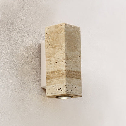 Siya Travertine Stone Wall Light